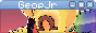 88x31 badge in the style of a Clearlooks GTK window with the title GeopJr. Inside the window there's my avatar.