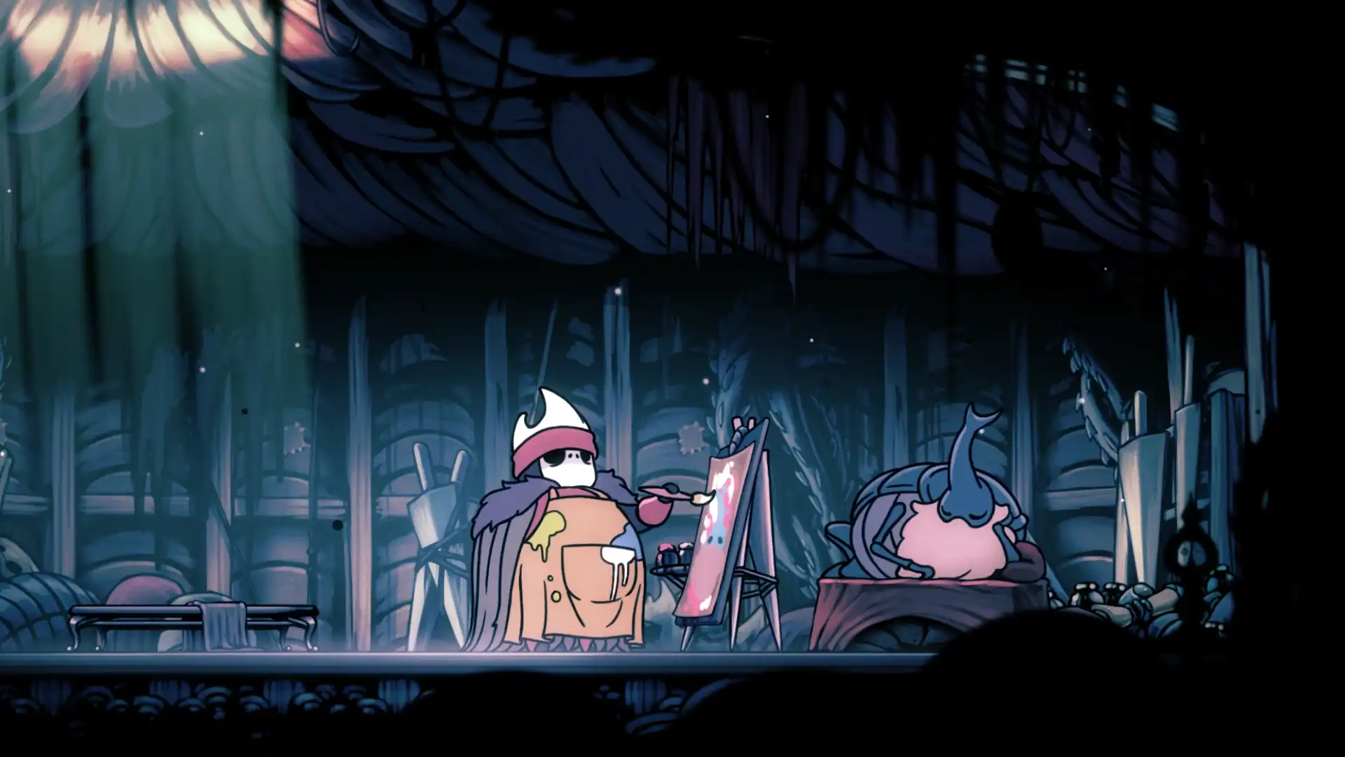 Sheo painting the Nailsmith